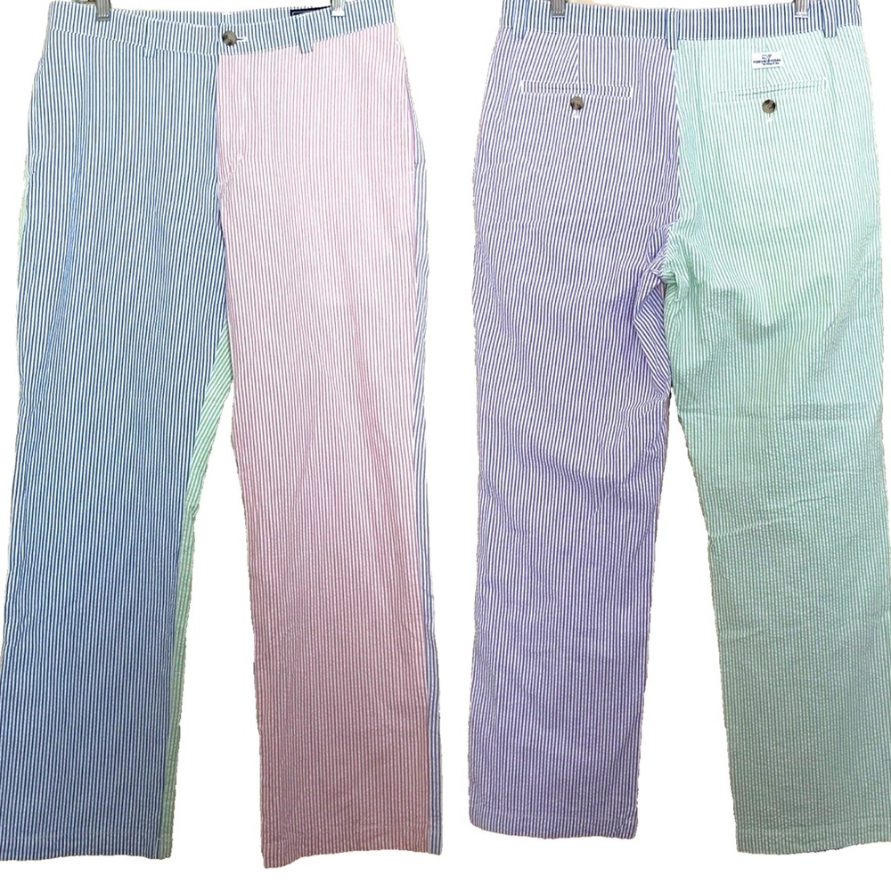VINEYARD VINES MENS SEERSUCKER PANTS